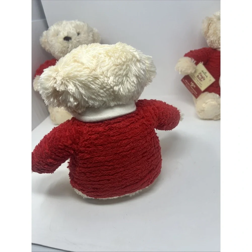 Lot of 3 Hallmark Jingle Bear Christmas Plush 2 Tagged Sound Not Working-1 Sound